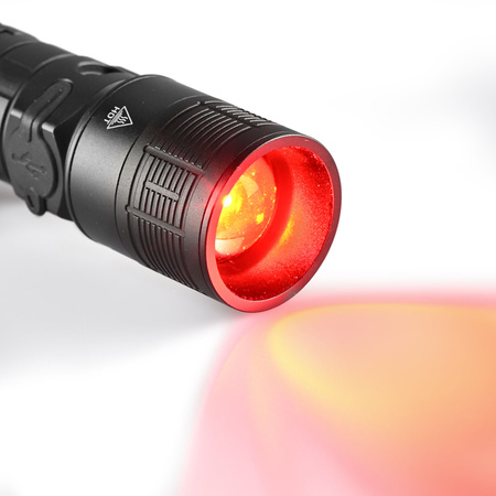 Latarka Ręczna Akumulatorowa LED 10W 1000lm 5 Trybów Pracy USB-C Wodoszczelna IP66 Videx