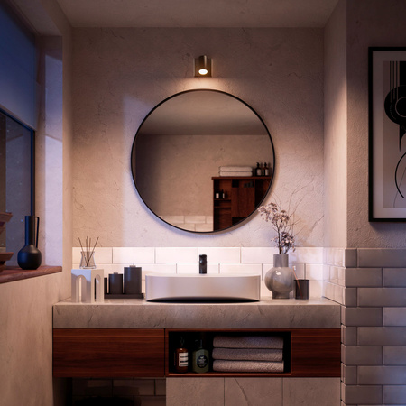 Lampa Ścienna Kinkiet GU10 IP44 Czarna Kosipo Philips