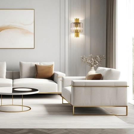 Lampa Ścienna Kinkiet MARGOT Złota 2xE14 Milagro