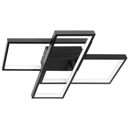 Lampa Sufitowa Żyrandol LED 72W CCT GALAXIS ORION Czarny + Pilot Sterujący