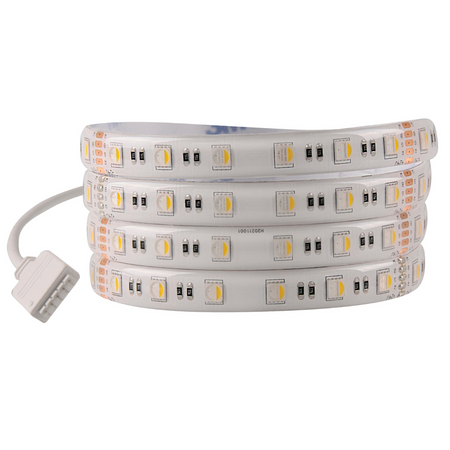 Taśma Pasek LED RGBw 22W 990lm 120° Biała IP65 Ściemnialna Sanico Goldlux