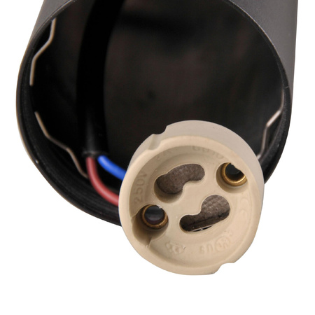 Kinkiet Ścienny Lampa Oprawa Natynkowa 2x GU10 Czarny PARIS Sanico Goldlux