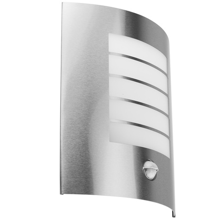 Kinkiet Ogrodowy Elewacyjny Lampa Zewnętrzna E27 NIGELLA z Czujnikiem Ruchu i Zmierzchu