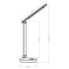 Lampka Biurkowa LED Stołowa 7W 450lm 4000K Neutralna RGB 120° Biała Ściemnialna Neptun Sanico Goldlux