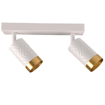 Lampa Listwa Oprawa Sufitowo-Ścienna LED 2 x GU10 ARRAS Biały GOLDLUX (Polux)