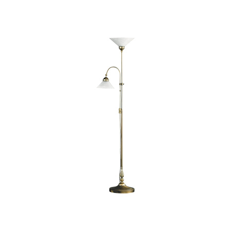Lampa Stojąca Oprawa Podłogowa 2x E27 Brązowy Klasyczny Marian 2708 Rabalux