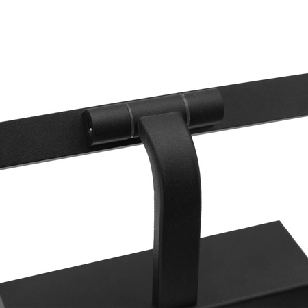 Lampa nad Lustro LED Kinkiet ścienny Łazienkowa IP44 12W Czarny 50cm TERRA