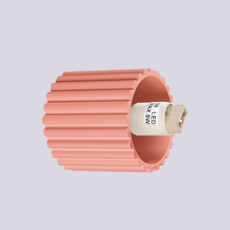 Kinkiet Łazienkowy Lampa Ścienna G9 Okrągła Pomarańczowa Nowoczesna Matowa IP44 Halo Sollux