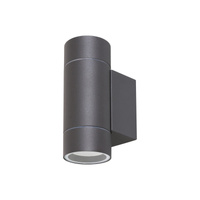 Lampa Ogrodowa Zewnętrzna Kinkiet Elewacyjny LED GU10 IP54 Antracyt Minimalistyczny Phoenix Rabalux