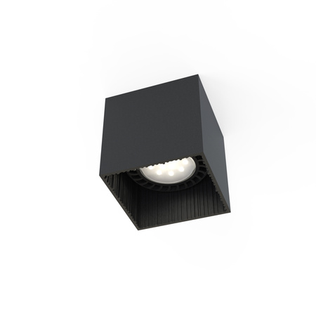 Oprawa Natynkowa Sufitowa GU10 SPOT TUBA Czarna GROOVE 7792 Nowodvorski