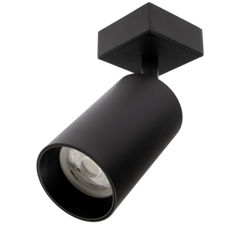 Lampa sufitowa QUALIS SPOT Reflektor Oprawa Halogenowa GU10 Czarna