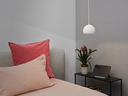 Lampa Sufitowa Wisząca Dekoracyjna E27 Zwis Biały Decor Ledvance