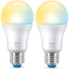 2x Żarówka LED E27 A60 8W = 60W 2700-6500K SMART WiFi WiZ