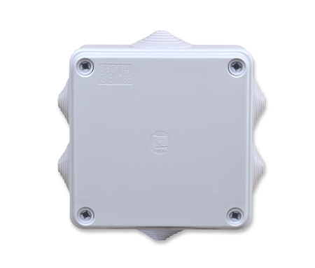 Puszka Instalacyjna Natynkowa Hermetyczna S-BOX 106 100x100x50 IP65 6 Dławików PAWBOL