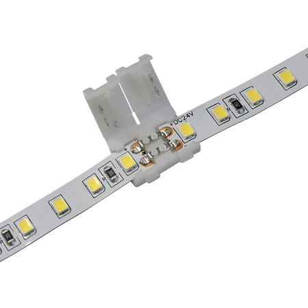 ZŁĄCZKA DO PASKÓW 8MM LED3528 GOLDLUX (Polux) DWUSTRONNA