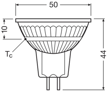 Żarówka LED Reflektor GU5.3 MR16 6.8W = 50W 621lm 4000K Neutralna 36° CRI90 12V Ściemnialna Ledvance