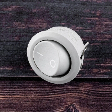 Włącznik przełącznik meblowy kołyskowy ON/OFF szary