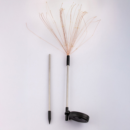 Lampa Solarna Ogrodowa LED LOTUS Wbijana Dekoracyjna Dmuchawiec Fajerwerki RGB LUMILED