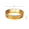 Złoty ring do lamp MICA Milagro