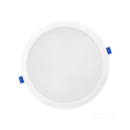 Oprawa Podtynkowa LED Downlight Lampa Punktowa 18W 1800lm 4000K Neutralna Oczko Spot Biała IP40 Sigaro Kobi