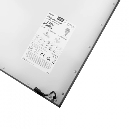 Panel LED 60x60 Kaseton Natynkowy 50W 4500lm 4000K Neutralna Czarny Ecolight