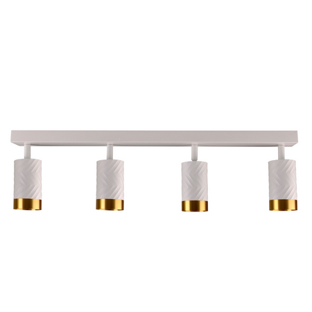 Lampa Listwa Oprawa Sufitowo-Ścienna LED 4 x GU10 ARRAS Biały GOLDLUX (Polux)