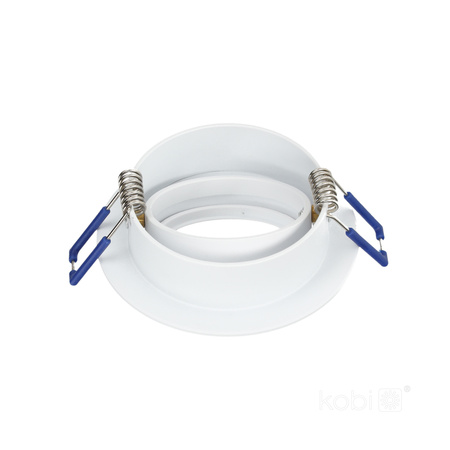 Oprawa Podtynkowa GU10 Halogenowa Wpuszczana Spot Oczko Biała Okrągła Kobi