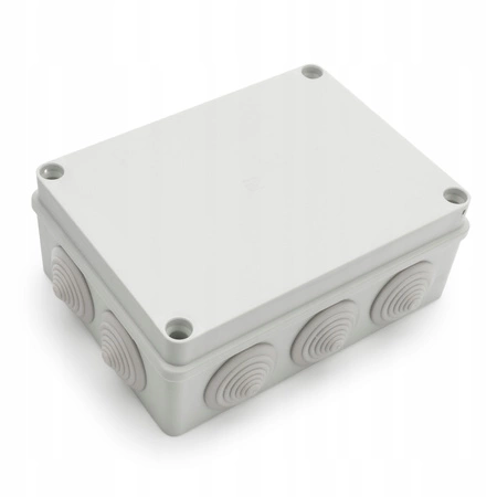 Puszka Instalacyjna Natynkowa Hermetyczna S-BOX 406 190x140x70 IP65 10 Dławików PAWBOL