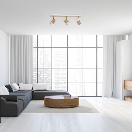 Lampa Sufitowa BARON Biała 3xGU10 Milagro