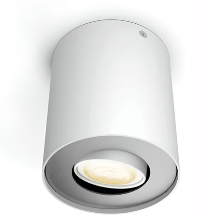 Oprawa Sufitowa Natynkowa LED Spot Pillar Biały 4.2W CCT PHILIPS HUE Bluetooth Zigbee