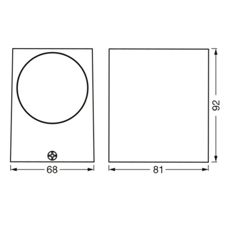 Kinkiet Ogrodowy Lampa Elewacyjna Zewnętrzna GU10 Czarny IP44 Endura Osram