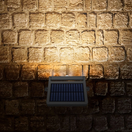 Naświetlacz Lampa Solarna z Czujnikiem 10W 600lm 5000K Neutralna 60° 3.2V IP54 IK06 Czarny VIDEX