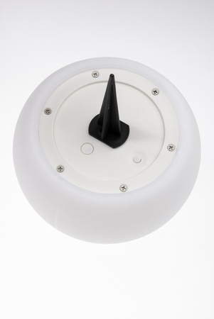 Kula ogrodowa LAMPA SOLARNA do ogrodu NAZIEMNA LED RGB 20cm + pilot