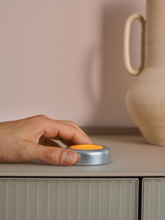 Lampka Przenośna LED Akumulatorowa 0.5W 40lm Ściemnialna CCT RGBW OKrągła Srebrny SMART+ Bluetooth Twist&Shake Ledvance