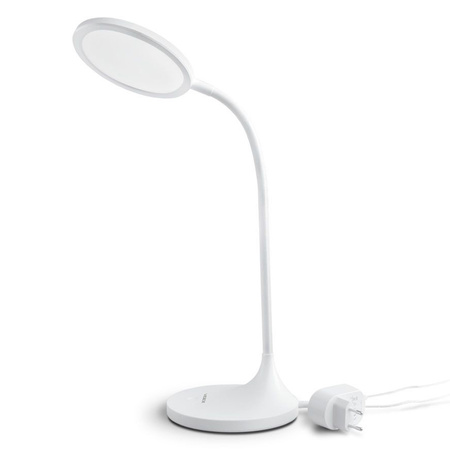 Lampka Biurkowa LED 20W 1700lm 4100K Neutralna CRI98 Biała Ściemnialna Videx