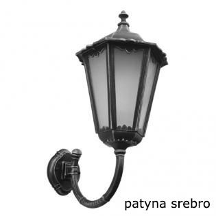 Lampa Ogrodowa Zewnętrzna Elewacyjna KINKIET LED Retro Maxi K 3012/1/BD g E27 Su-Ma