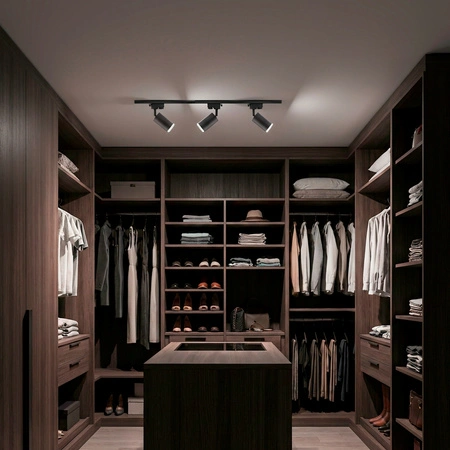 Lampa Sufitowa Szynoprzewód Szyna Spot Reflektor Szynowy GU10 LED ADERO Czarny LUMILED