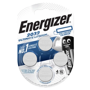 4x Baterie ENERGIZER ULTIMATE LITHIUM Do Urządzeń Elektronicznych CR2032 Blister