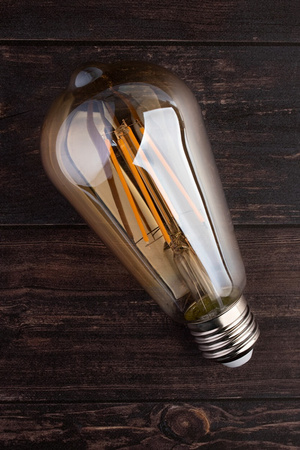 Żarówka LED E27 Edison ST64 6W = 50W 660lm 2000K Ciepła 360° FILAMENT LUMILED