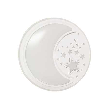 Plafon LED Lampa Sufitowa Natynkowa NOTE Biały 45W LED Ø480 mm Milagro