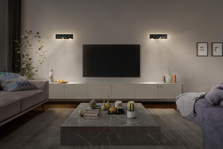 Lampa Sufitowa Ścienna LED Reflektor 2-Punktowy Dekoracyjny Ozdobny 29W Czarny LEDVANCE