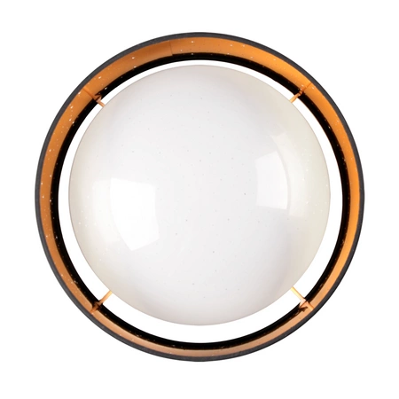 Oprawa Sufitowa PLAFON LED Lampa TULUZA 18W 1850lm 4000K 32cm Czarny GOLDLUX (Polux)