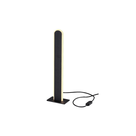 Lampa Stołowa Biurkowa Nocna 15W 750lm 3000-4000K CCT Ściemnialna Czarny Nowoczesny Sindri Rabalux