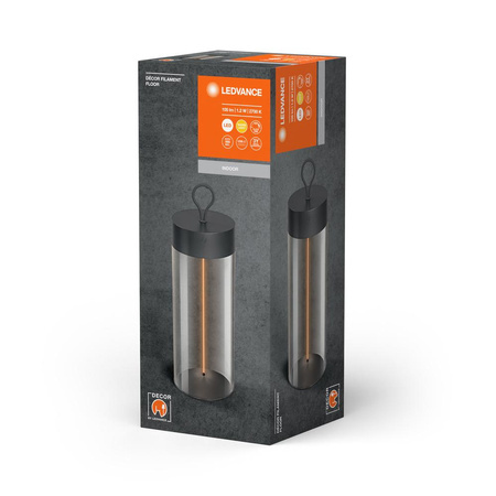 Lampa LED Filament Dekoracyjna Podłogowa z Uchwytem USB Ściemnialna 1.2W 2700K LEDVANCE