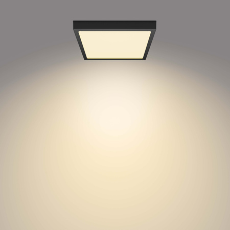Lampa Sufitowa Plafon LED 20W 1900lm 2700K Czarna Magneos Philips