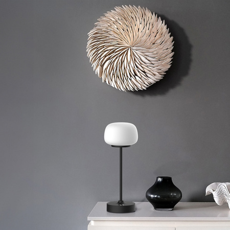 Lampka Stołowa LED Biurkowa Dekoracyjna 1.8W 150lm 2700K Ciepła Czarna Rimini Sanico Goldlux