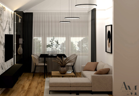 Lampa Sufitowa Wisząca LED 45W 1800lm 4000K Neutralna Czarna Nowoczesna CIRCOLO LED 10867 Nowodvorski