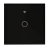Włącznik szklany DOTYKOWY Wi-Fi LED czarny pojedynczy