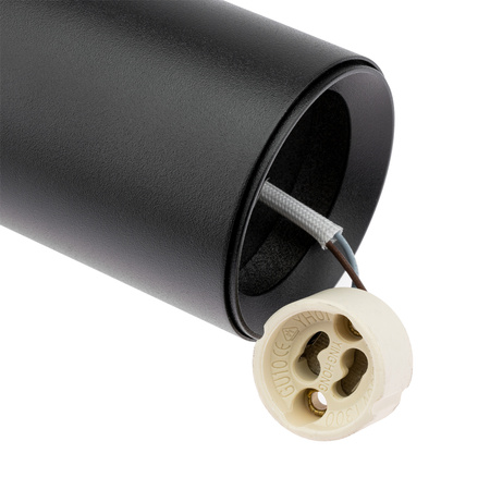 Zestaw Szyna Oświetleniowa Szynoprzewód 2 m + 6x Reflektor Szynowy RITI GU10 Czarny LUMILED