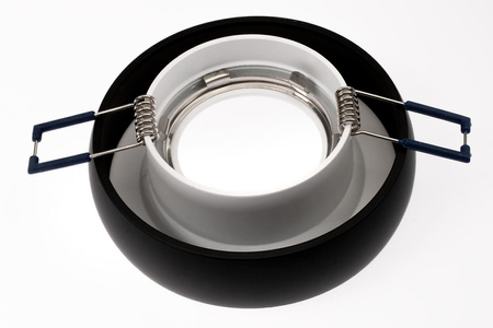 Oprawa HALOGENOWA COLOSEUM Podtynkowa Stała Okrągła Czarna GU10